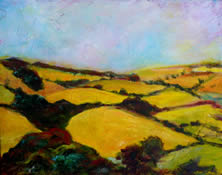 Yellow Fields and Hedgerows